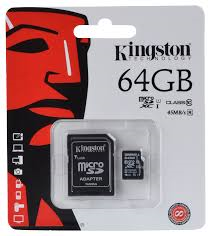 Picture of MICRO SDHC 64GB CL10 KINGSTON SDC10G2/64GB (SIAE INCLUSA)