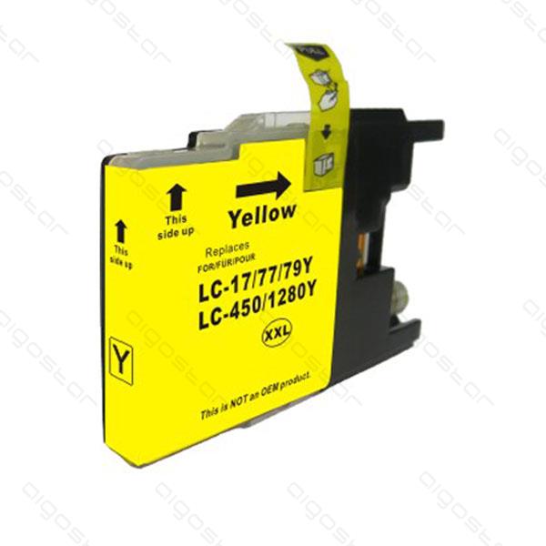 Immagine di (LC-1280XL-Y) CARTUCCIA COMPATIBILE BROTHER GIALLO