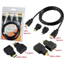 Immagine di CAVO LINQ DA HDMI A MINI E MICRO HDMI 3 IN 1