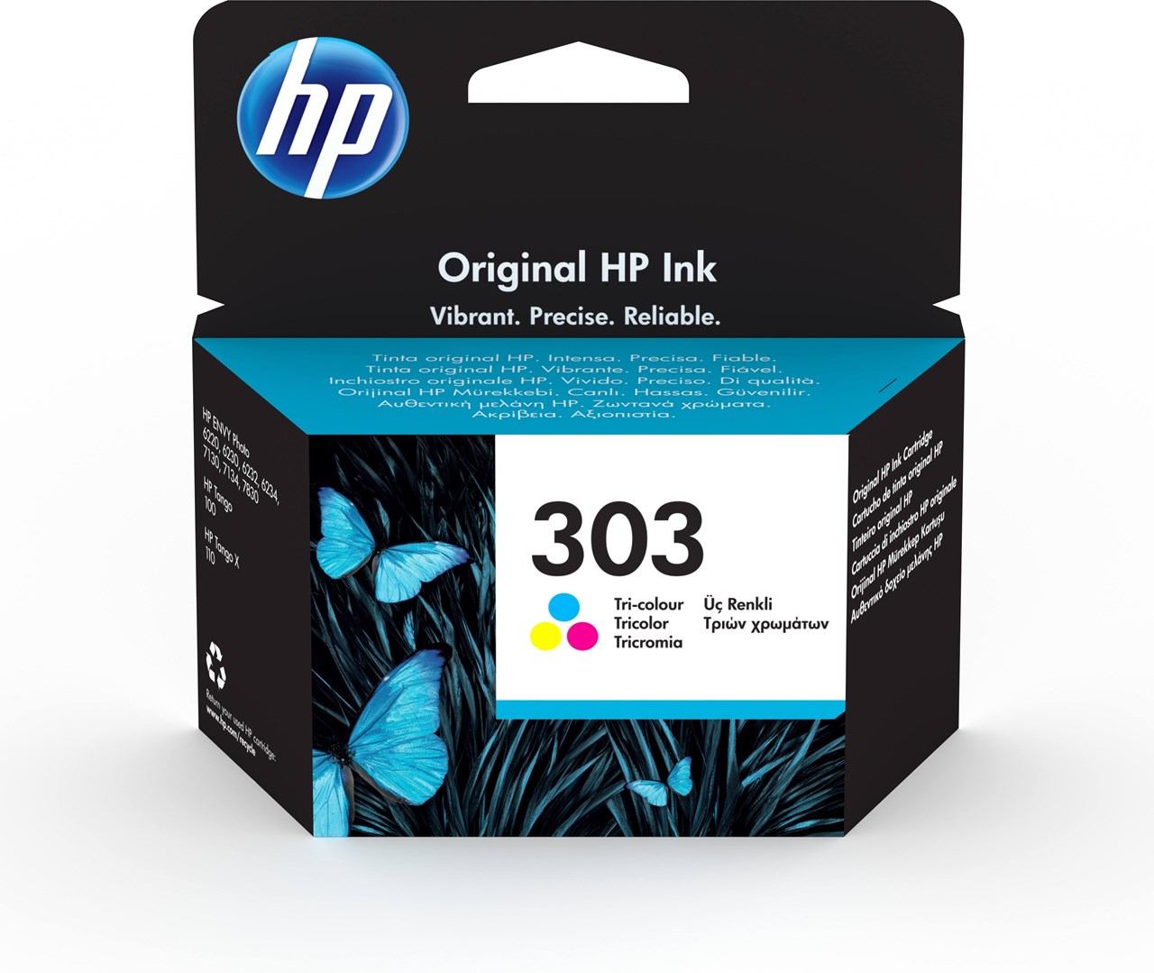Immagine di T6N01AE CARTUCCIA ORIGINALE HP COLORE N 303