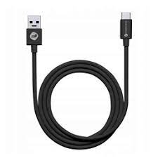 Immagine di CAVO FORCELL DA USB A TIPO C 2.0 2.1A C319 TUBA NERO 1 METRO