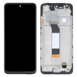 Picture of LCD + TOUCH + FRAME X XIAOMI REDMI NOTE 10 5G 2021 M2103K19G NERO SERVICE PACK
