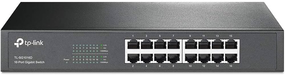 Immagine di SWITCH 16P LAN GIGABIT TP-LINK TL-SG1016D