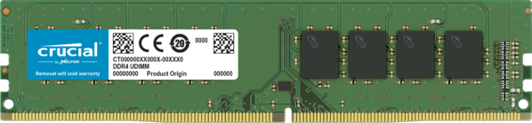 Immagine di DDR-4 DIMM 16GB 3400MHZ CRUCIAL CT16G4DFRA32A