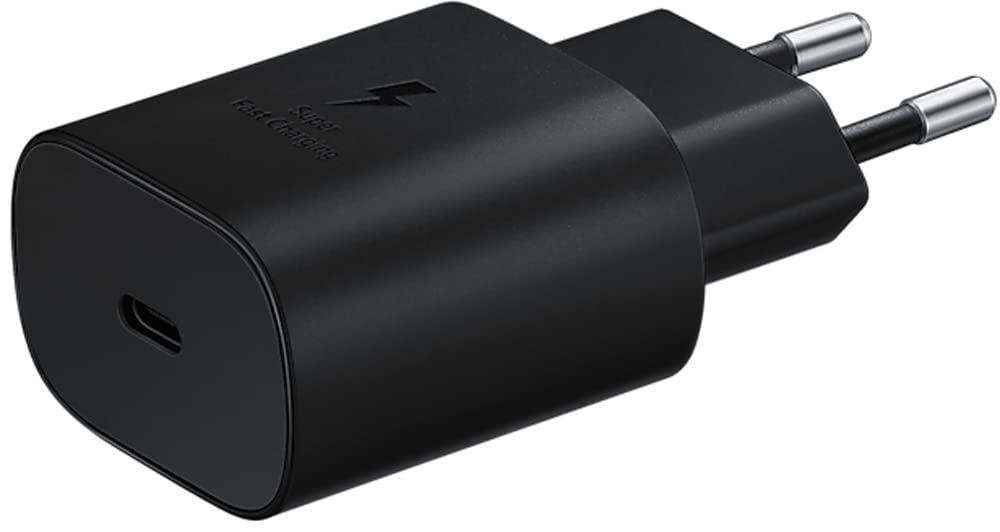 Immagine di CARICABATTERIE SAMSUNG ORIGINALE EP-TA800NBEGEU BLACK 25W TAPE-C