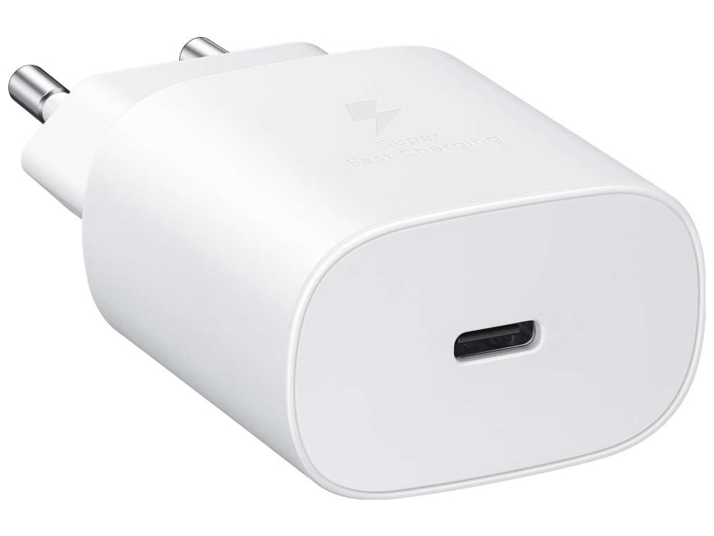 Immagine di CARICABATTERIE SAMSUNG ORIGINALE EP-TA800NWEGEU WHITE 25W TAPE-C