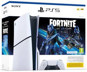 Picture of SONY PS5 CONSOLE 1TB STANDARD SLIM WHITE COBALT STAR FORTNITE BUNDLE ITA