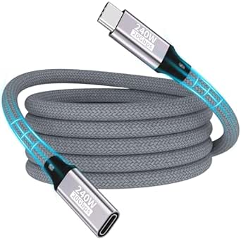 Immagine di CAVO PROLUNGA AUDIO/VIDEO DA TYPE-C MASCHIO A TYPE-C FEMMINA 1.0M