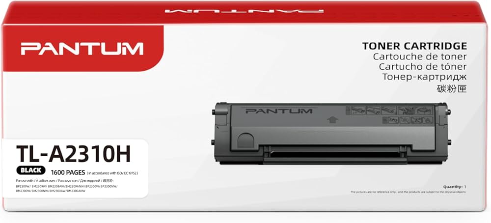 Immagine di PL-A2310H TONER PANTUM ORIGINALE NERO BM2309W BP2300W(1600)