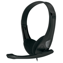 Picture of CUFFIE FREESTYLE CON MICROFONO E CONTROLLO VOLUME 1 JACK 3,5MM NERE