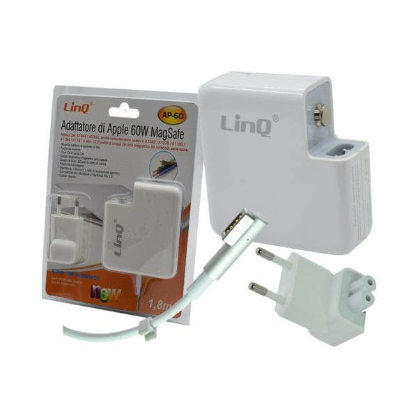 Immagine di ALIMENTATORE LINQ MACBOOK / MACBOOK PRO 60W AP-60