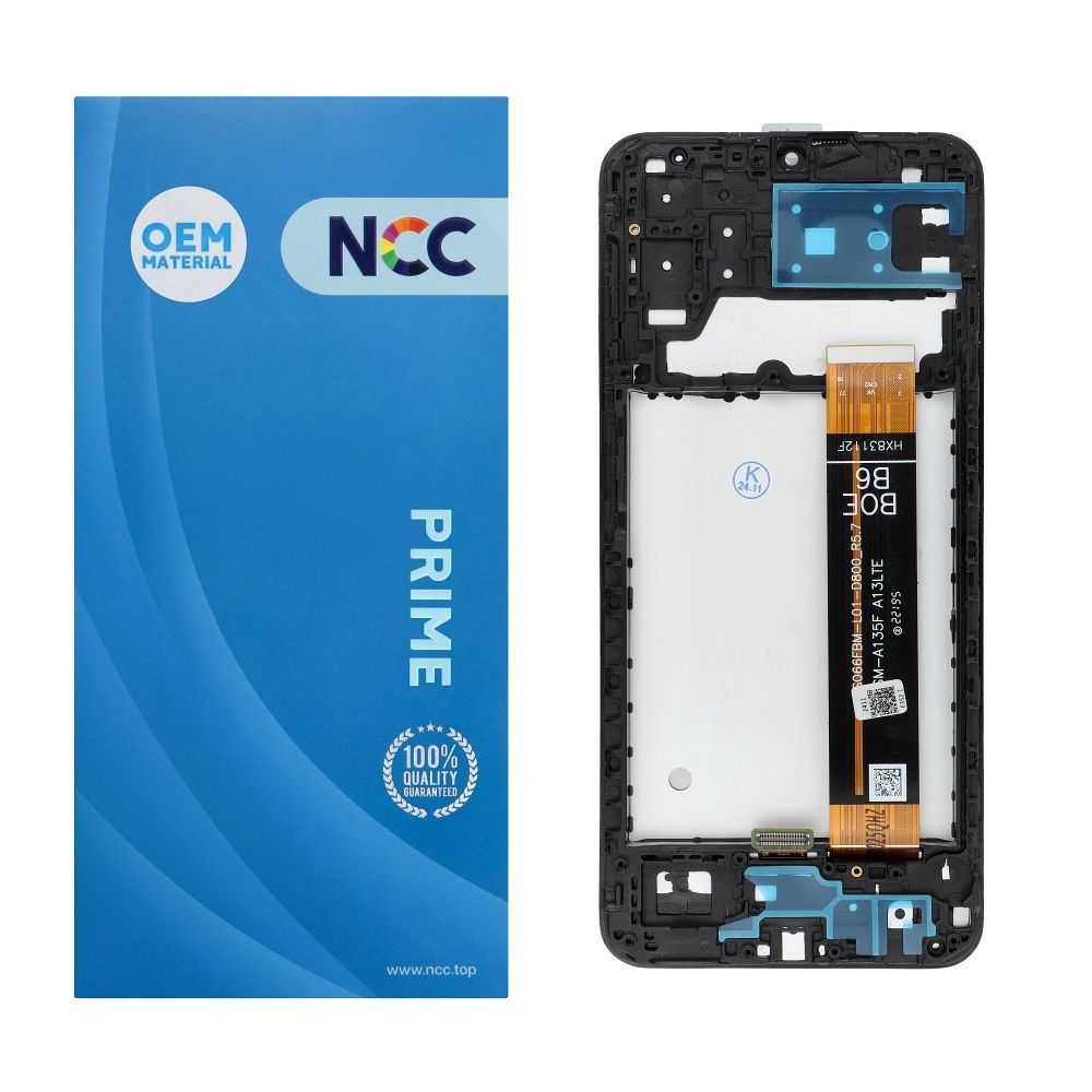 Picture of DISPLAY SAMSUNG A13 4G A135F/U/M NCC OEM TELAIO CON COMPONENTI