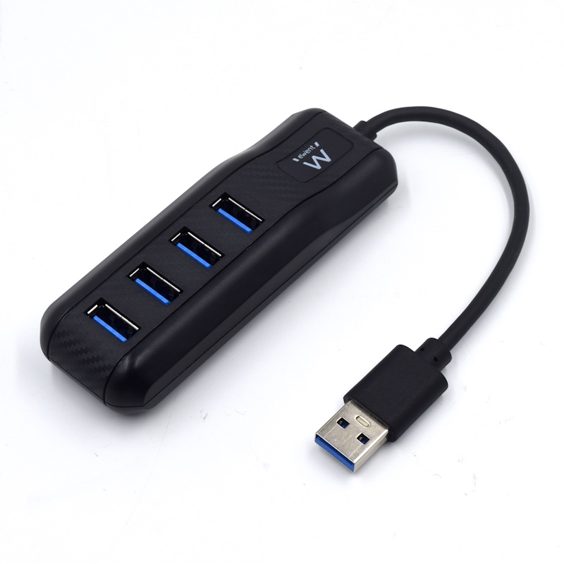 Immagine di HUB USB 3.1 EWENT EW1138 4 PORTE NERO