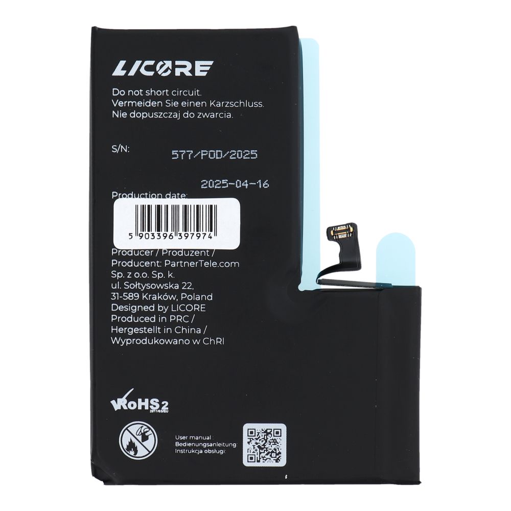 Immagine di BATTERIA IPHONE 15 PRO MAX 4422 MAH POLYMER HQ BOX