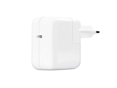 Immagine di APPLE ALIMENTATORE ORIGINALE 30W USB-C IPHONE IPAD MACBOOK MW2G3ZM/A